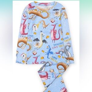 Book to Bed pajamas DRAGONS LOVE TACOS